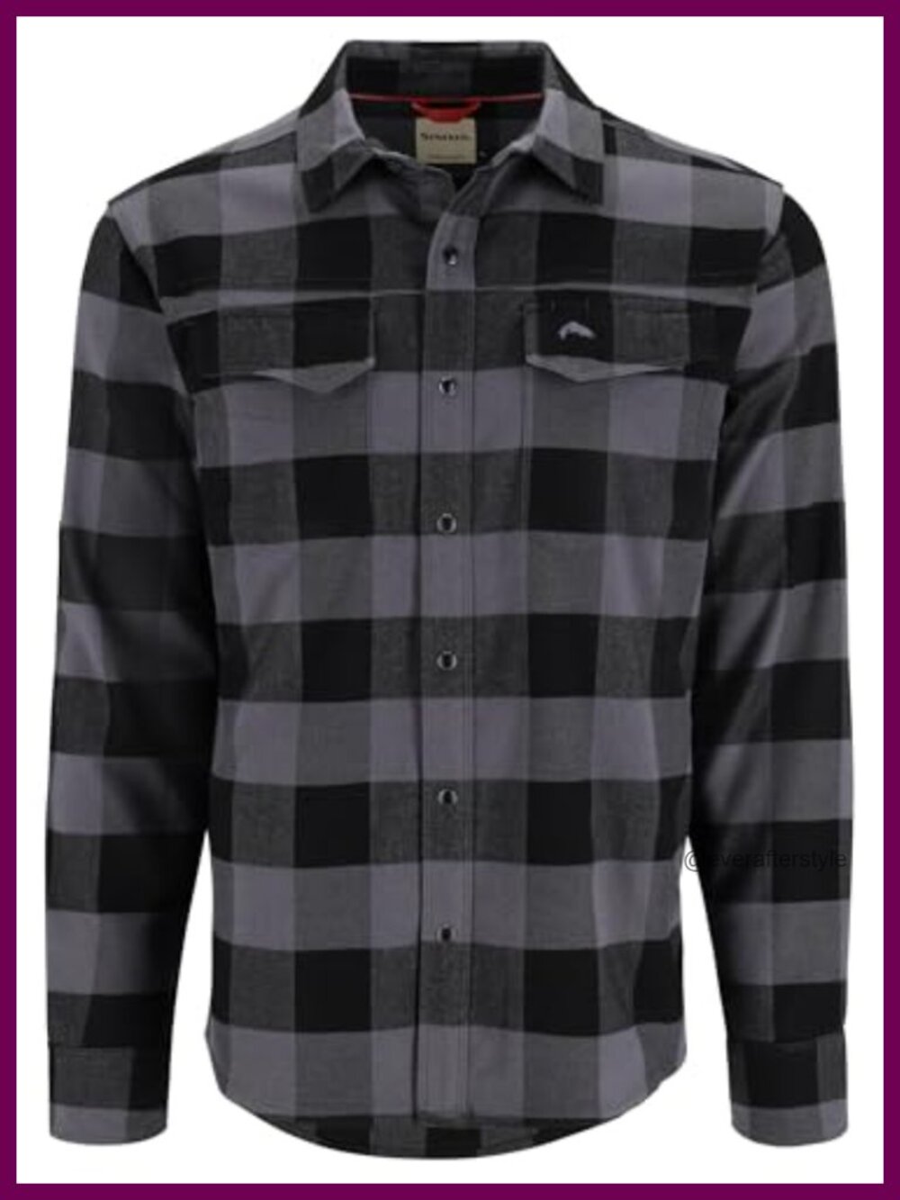 Men's Gallatin Flannel Long Sleeve Button Down Shirt Water Resistant UPF 50